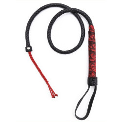 Correct Me Fouet Chinese Design 90cm Noir-Rouge